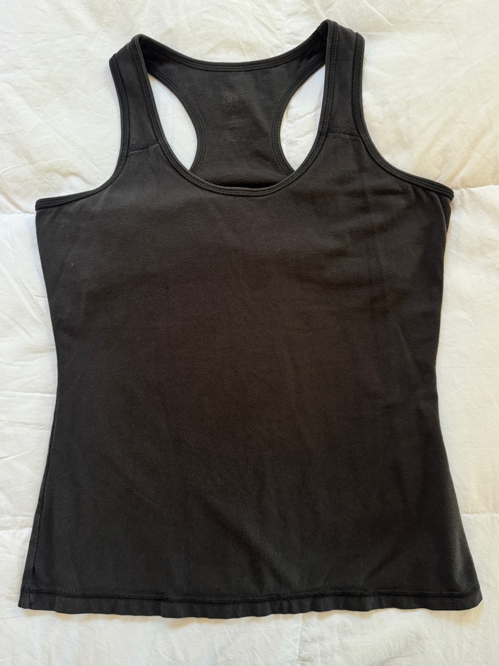 Black Racerback Tank / Workout Top - Women